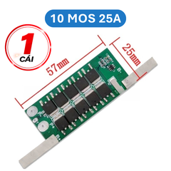 Mạch bảo vệ pin sắt LifePo4 1S 3.2V công suất lớn có sẵn kẽm hàn