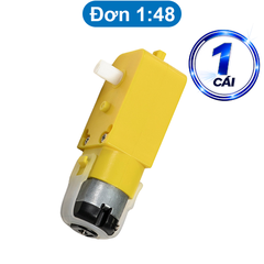 Động cơ giảm tốc chuyên gắn bánh xe DIY, hai màu sắc vàng / xanh