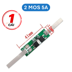 Mạch bảo vệ pin sắt LifePo4 1S 3.2V công suất lớn có sẵn kẽm hàn