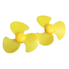 (10 cái) Cánh quạt mini 3 cánh 4 cánh 30mm ... 120mm trục 2mm bằng nhựa rất bền dùng DIY Stem Steam
