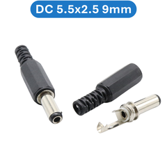 (5  Cái) Đầu nối nguồn, jack cắm đực nguồn DC