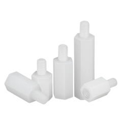 (20 Cái) Trụ nhựa trắng Đực - Cái M3