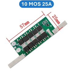 Mạch bảo vệ pin sắt LifePo4 1S 3.2V công suất lớn có sẵn kẽm hàn