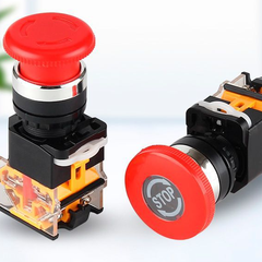 Nút nhấn STOP/ EMERGENCY dừng khẩn cấp LAYXX - 11ZS 1NO 1NC