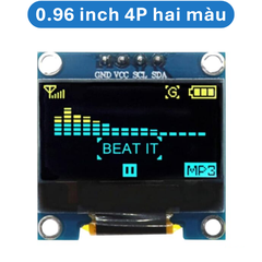 Màn hình LCD OLED giao tiếp I2C hoặc SPI
