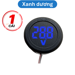 Đồng hồ tròn đo điện áp 4 - 100V DC màn hình LED