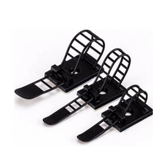 (10 cái) Kẹp rút giữ dây ACT trắng/đen có keo dán 3M 1600T