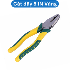 Kìm cắt dây, mũi kim, đầu bằng loại lớn SUPER đen vàng