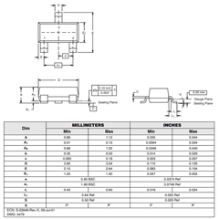 (10 con) Transistor BJT PNP dán SS850, SS8550, A1015, BC807, MMBT3906