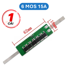 Mạch bảo vệ pin sắt LifePo4 1S 3.2V công suất lớn có sẵn kẽm hàn
