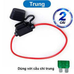 Hộp gắn cầu chì ra dây chống nước cho xe máy, xe hơi