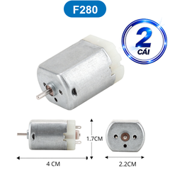 Động cơ DC mini F130, F180, R140, R260… 5000-20000 rpm 3-12V