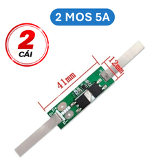 Mạch bảo vệ pin sắt LifePo4 1S 3.2V công suất lớn có sẵn kẽm hàn
