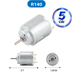 Động cơ DC mini F130, F180, R140, R260… 5000-20000 rpm 3-12V