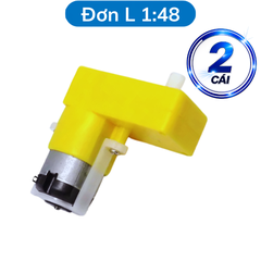 Động cơ giảm tốc chuyên gắn bánh xe DIY, hai màu sắc vàng / xanh