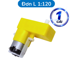 Động cơ giảm tốc chuyên gắn bánh xe DIY, hai màu sắc vàng / xanh