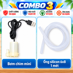 Bơm nước R365 12V cho hồ cá, bơm tưới cây, mô hình Stem