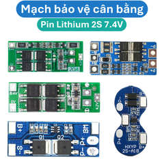 Mạch bảo vệ cân bằng pin Lithium 2S 7.4V ( pin 3.7V) không kẽm hàn