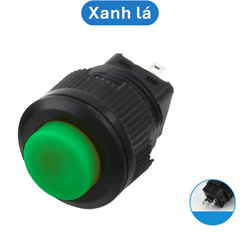 Nút nhấn nhả ( reset) R16 - 520 lỗ khoét 16mm 2 chân