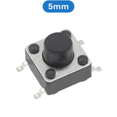 (20 Cái) Nút nhấn 6x6mm 4 chân dán SMD cao 4.3 - 15mm