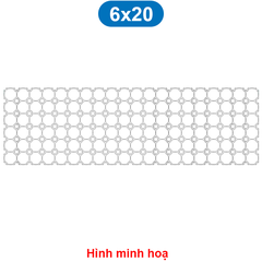 Khung cố định pin 18650 nhiều hàng (6 - 13 hàng) ghép khối lớn xe điện