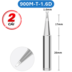 Mũi hàn Yihua màu bạc 900M - T loại tốt