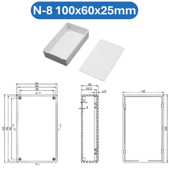 Hộp nhựa ABS, hộp đựng linh kiện, hộp nhựa kỹ thuật