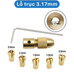 Bộ kẹp mũi khoan bằng đồng thau 5 lõi