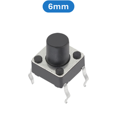(20 Cái) Nút nhấn 6x6mm 4 chân cắm DIP cao 4.3 - 15mm