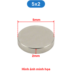 Nam châm đất hiếm tròn không lỗ