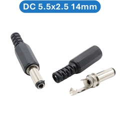 (5  Cái) Đầu nối nguồn, jack cắm đực nguồn DC