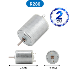 Động cơ DC mini F130, F180, R140, R260… 5000-20000 rpm 3-12V