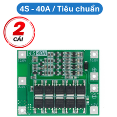 Mạch sạc bảo vệ pin Lithium 3S/4S 40A 60A 18650 BMS 11.1V 12.6V/14.8V 16.8V
