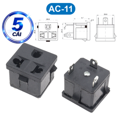 Đầu nối nguồn, jack cắm AC hàn dây chịu tải tốt cho máy móc thiết bị điện