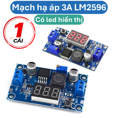 Mạch nguồn giảm áp, hạ áp 3A LM2596 DC - DC - Có Led hiển thị