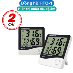 Đồng hồ hiển thị nhiệt độ + độ ẩm HTC - 1