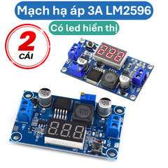 Mạch nguồn giảm áp, hạ áp 3A LM2596 DC - DC - Có Led hiển thị