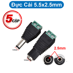 Jack nối nguồn DC 1A vặn vít