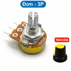 (10 cái) Biến trở Volume đơn, biến trở đôi WH148 - 3P/ 6P