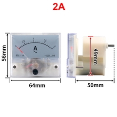 Ampe kế kim hiển thị dòng điện AC 1A - 50A