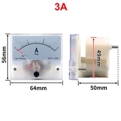Ampe kế kim hiển thị dòng điện AC 1A - 50A