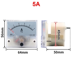 Ampe kế kim hiển thị dòng điện AC 1A - 50A