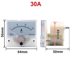 Ampe kế kim hiển thị dòng điện AC 1A - 50A