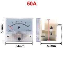Ampe kế kim hiển thị dòng điện AC 1A - 50A