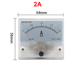 Ampe kế kim hiển thị dòng điện DC 1mA - 20A