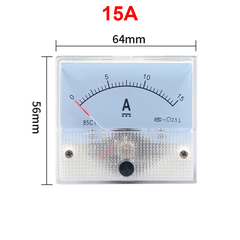 Ampe kế kim hiển thị dòng điện DC 1mA - 20A