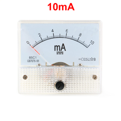 Ampe kế kim hiển thị dòng điện DC 1mA - 20A