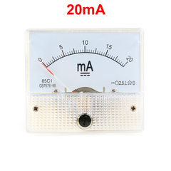 Ampe kế kim hiển thị dòng điện DC 1mA - 20A