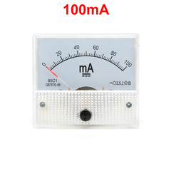 Ampe kế kim hiển thị dòng điện DC 1mA - 20A