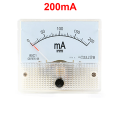 Ampe kế kim hiển thị dòng điện DC 1mA - 20A